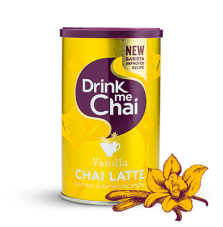 Drink Me Chai Vanilla Chai 250g yellow Drink Me Chai Vanilla Chai 250g yellow